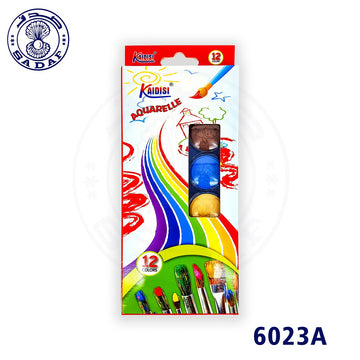 Water Colour Cake 12 Colour Medium Kaidisi