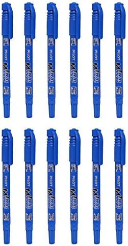 Pilot 12-Piece Twin Marker Set Blue