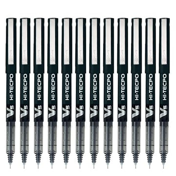 Pilot BX-V5 Hi-Tecpoint Roller Ball 0.5mm,12 Pieces