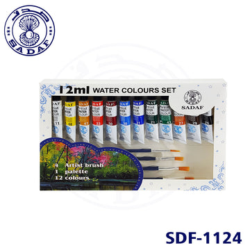 Water Colours W/Brush & Palette